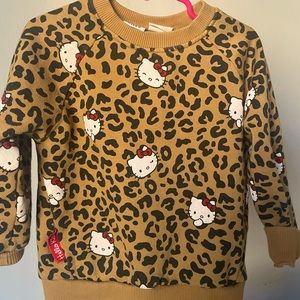 Hello kitty Cheetah print sweater